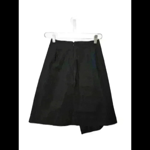 Halogen black size 2 petite skirt with tie - Picture 2 of 3